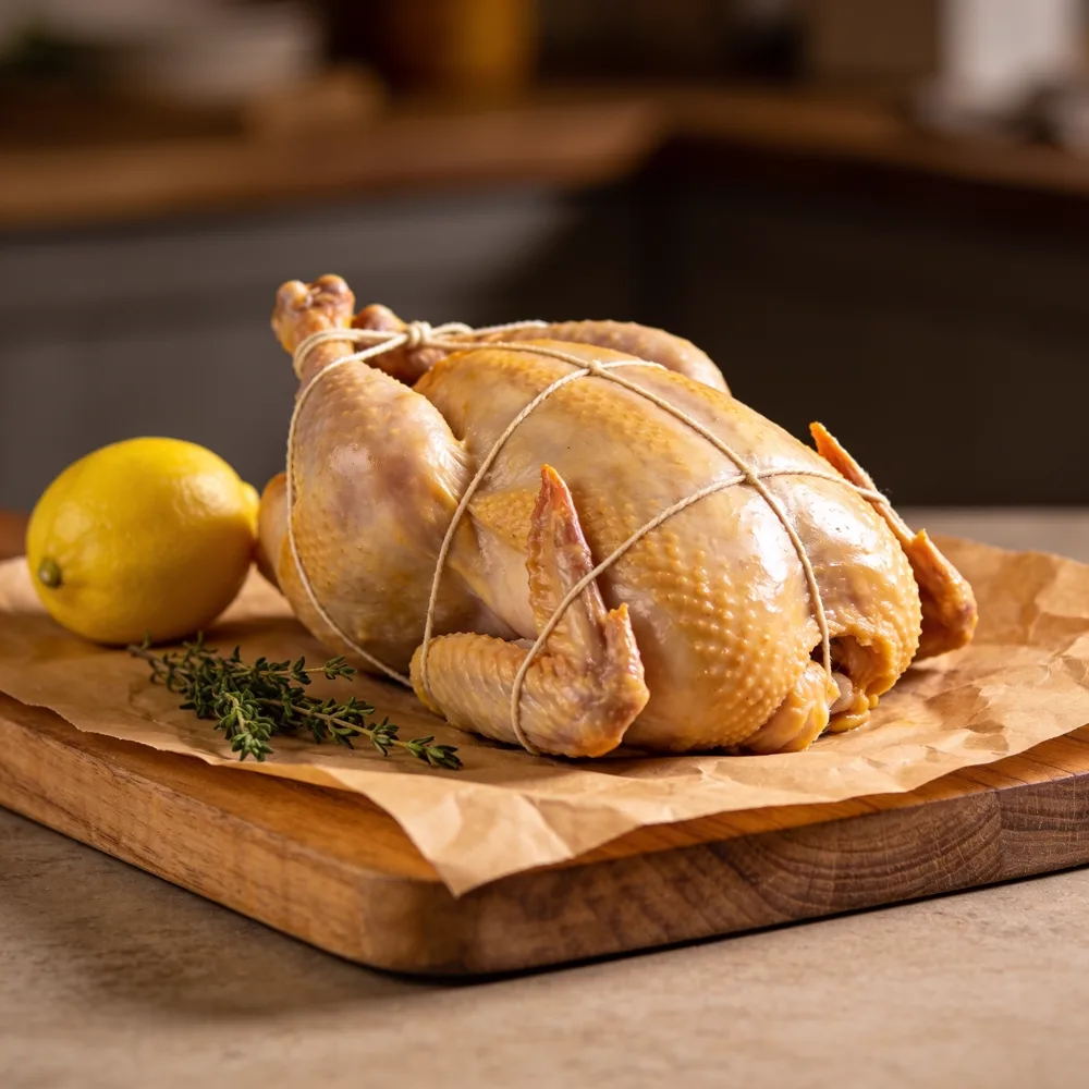 Whole free-range chicken