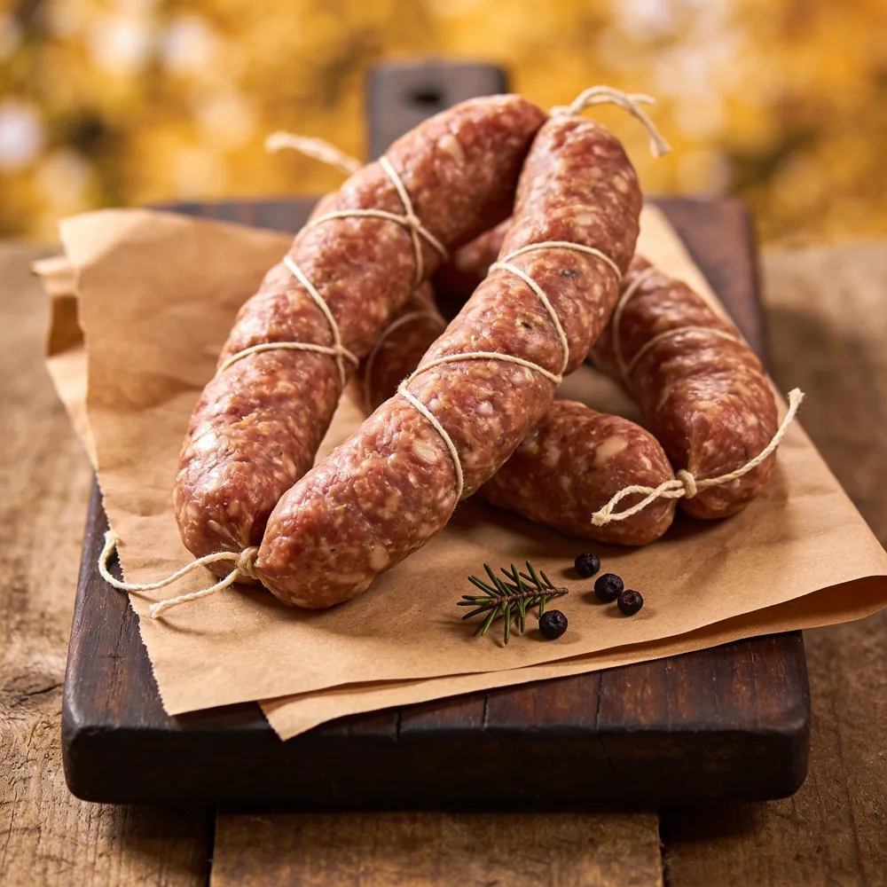 Wild boar sausages